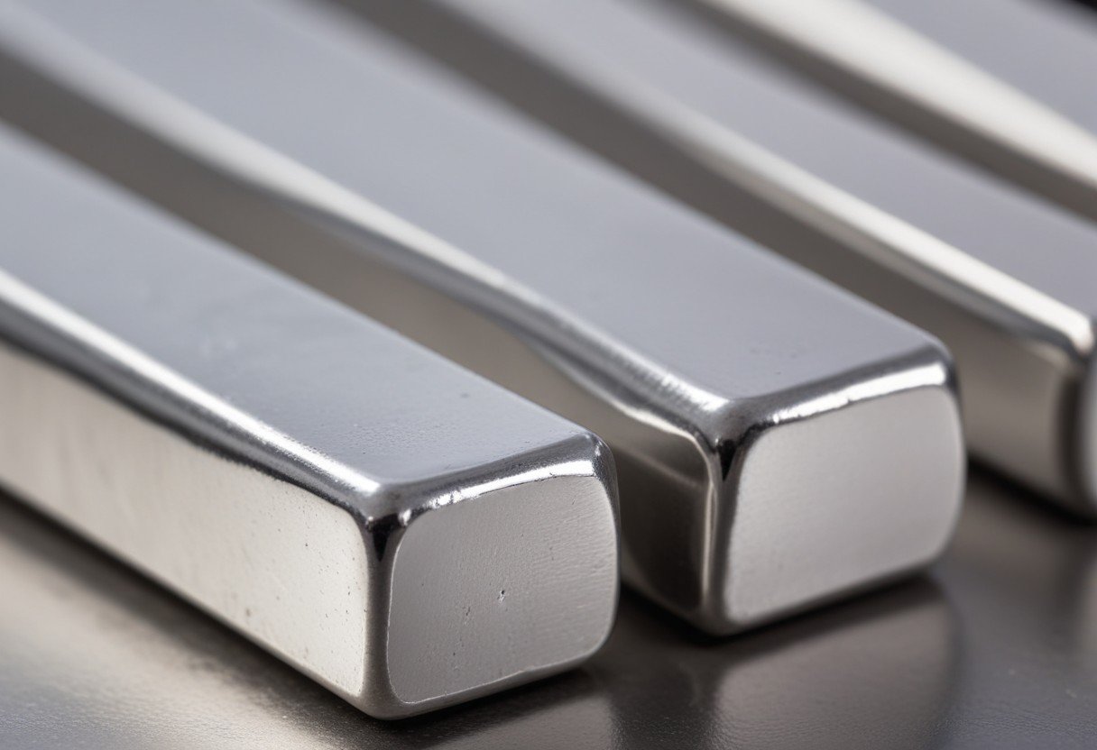 pikaso_texttoimage_close-up-shiny-silver-steel-bar-in-style-of-studio